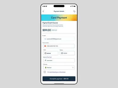Card Payment UI design 3d adobe illustrator adobe photoshop app appdesign branding dailyui design graphic design illustration landingpage logo motion graphics ui uidesign ux webdesign website