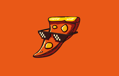 Thugg Pizza branding cool design graphic design logo pica pizza pizza brand thug