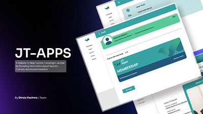 JT-APPS : Tourism Web app design graphic design green jember tour tourism travel ui ux website
