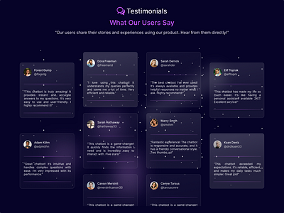 Testimonials daily challange daily challenge design figma figma design ui ux