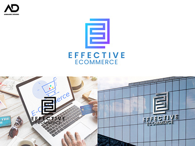 EFFECTIVE ECOMMERCE LOGO 3d animation branding graphic design logo motion graphics ui