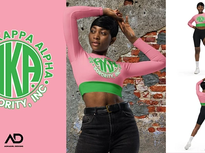 Alpha Kappa Alpha Crop Top 3d animation branding graphic design logo motion graphics ui