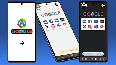 Redesign of Android Chrome Browser browser chrome chrome browser figma google google products mockup redesign search ui ui ux ux