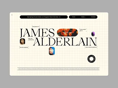 Landing Page Exploration hero section landing page minimalism ui uiux uiux design ux web design