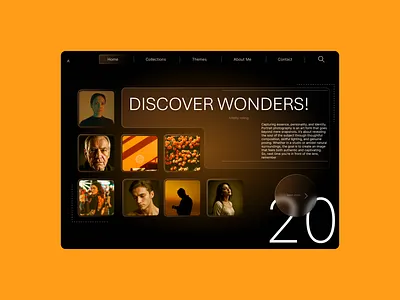 Landing Page Exploration branding hero section landing page product design ui uiux design ux web design