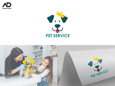 Pet Service 3d animation branding graphic design logo motion graphics ui