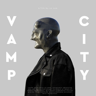 Vamp City 3D Poster 3d arnold render cinema 4d