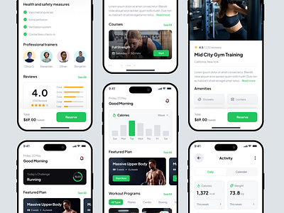 Fitness Mobile App coaching diet app fitness app fitness app dashboard fitness app design fitness mobile app fitness mobile page fitness mobile screen fitness tracking fitness tracking dashboard gym app health app ios mobile app design smart workout sport app sport mobile app sport tracking app ui8 virtual coach