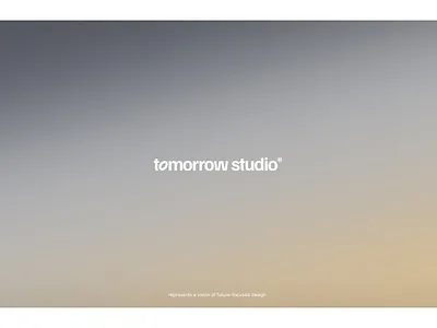 branding for tomorrow studio® branding design gradient logotype studio tomorrow