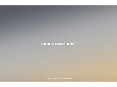 branding for tomorrow studio® branding design gradient logotype studio tomorrow