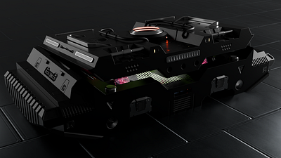 Crate 3d 3d design blender design model modeling sci fi