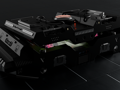 Crate 3d 3d design blender design model modeling sci fi