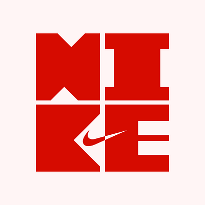 NIKE graphic design logo design typography vector