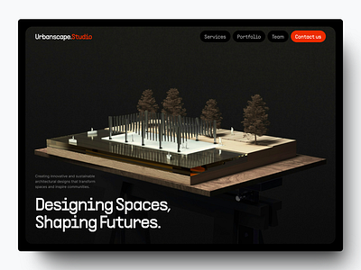 Urbanscape - Architecture Studio 3d agency architecture branding design graphic design landing page studio ui web design website
