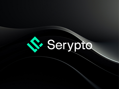 Serypto Logo altcoin binance bitcoin blockchain branding coin crypto cryptocurrecny crystal currency exchange fintech identity investment logo money nft tech token wallet