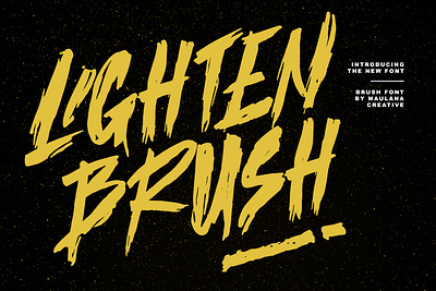 Lighten Brush Display Font branding font fonts graphic design logo nostalgic