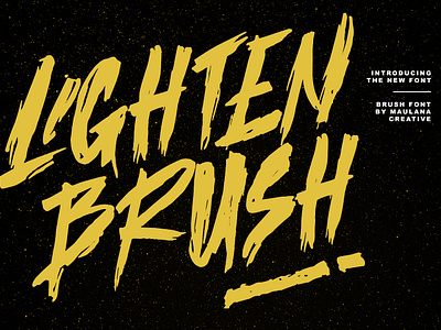 Lighten Brush Display Font branding font fonts graphic design logo nostalgic