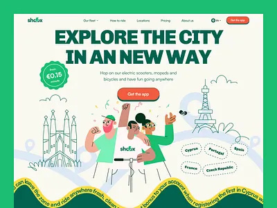 Website for the company SHOOX branding design designer eco electro freelance freelancedesigner graphic design interface logo ui uidesign uiux userinterface ux vector web webdesign work