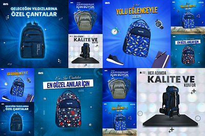 Backpack social media post, Instagram post design adobe photoshop ads backpack social media branding creative design graphic design instagram post modern post design social media post socialmedia turkey