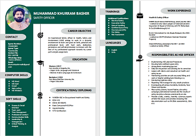 CV Design Sample graphic design