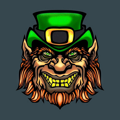 leprechaun design graphic design illustration