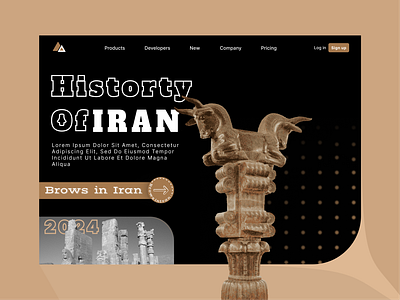 iran persion history ui