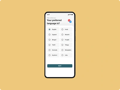Language Selection Screen app design graphic design language screen language selection screen mobile mobile app ui