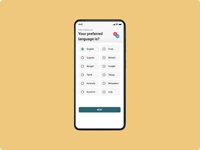 Language Selection Screen app design graphic design language screen language selection screen mobile mobile app ui