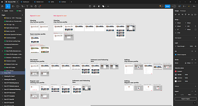 View profile - Standard and City Partners : UNATION figma designs mindmapping ui user journey user profile ux