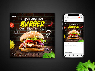 FOOD PRODUCT burger design food product graphic design logo