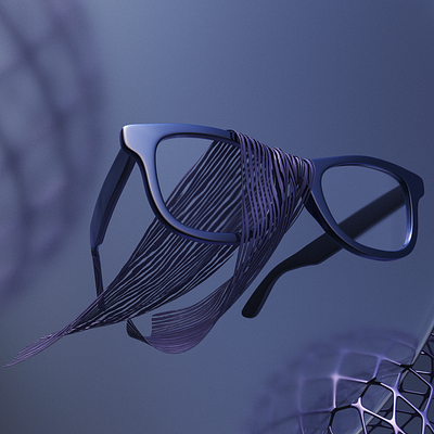 No Name 3d 3d model art brand design digital fashion glasses modelling visualization