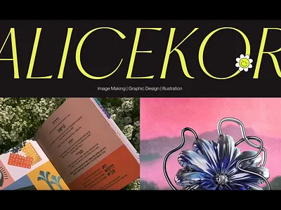 Alicekor portfolio website 3d animation branding creative design design portfolio graphic design illustration inspiration logo motion graphics portfolio responsive typography ui ux vector web design