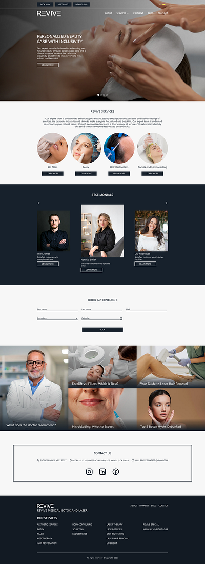 Conceptual Redesign of Website ui ux web design