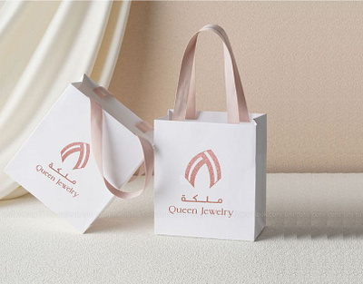 Queen Jewelry Logo Design 3d animation branding creativelogo design graphic design illustration logo luxurylogo motion graphics thirtylogos typography ui ux vector