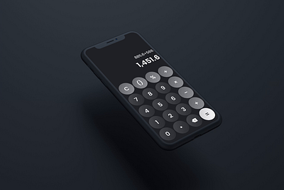 Calculator UI calulator dailyui day03 ui ux