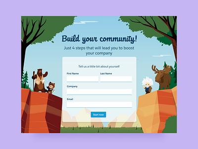 Salesforce Community Builder community drag and drop lightning design system platform design salesforce trailhead uxui