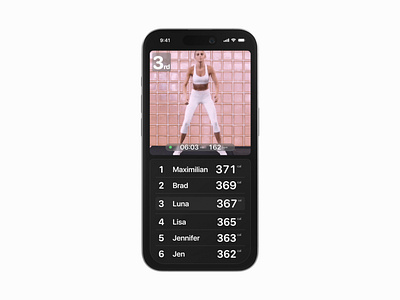 Online Workout Class Concept ui