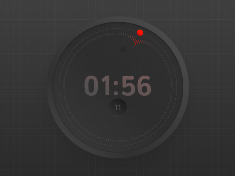digiclock canvas html training watch