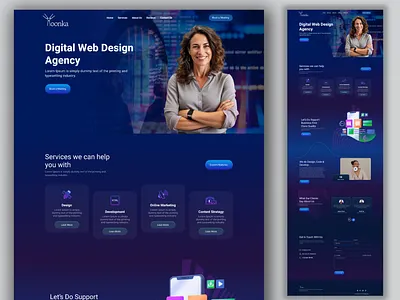 UI UX of Software Company figma design landing page software company ui ux