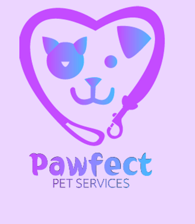 Pawfect Pet Services branding graphic design logo