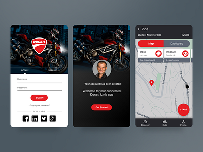 Moto App designs, themes, templates and downloadable graphic elements ...