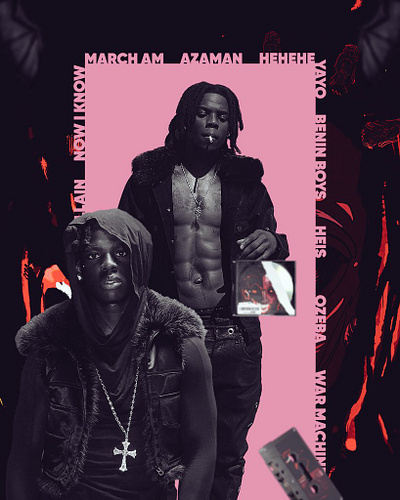 Rema Album 4 adobe afrobeats album album cover calm down design graphic design graphic designer lagos mavins nigeria photoshop rema