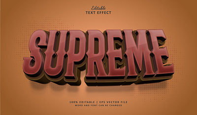 Text Effect Supreme 3d diamond esport esport logo logo supreme text effect