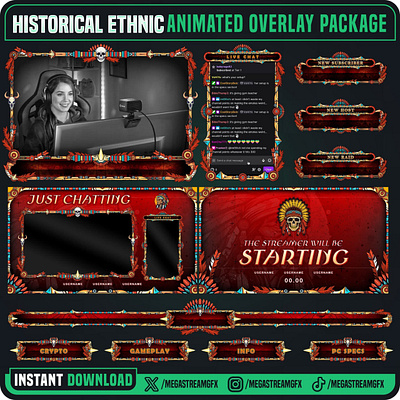 Historical Ethnic Stream Overlay Package stream package