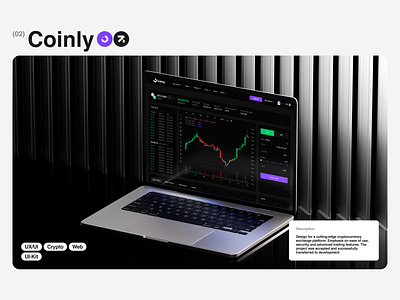 Coinly - Crypto website Design crypto design figma ui uiux user interface ux website
