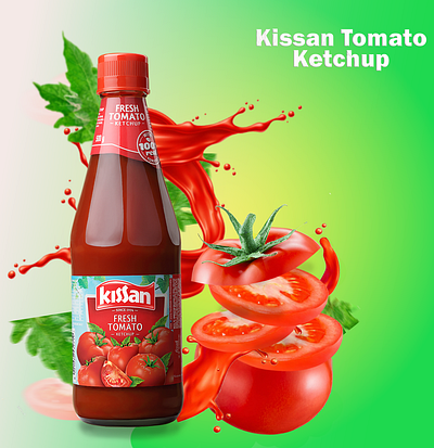 A social media post on an Indian tomato ketchup brand. branding graphic design photoshop social media design social media post