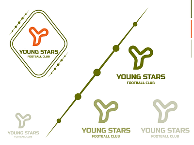 Sports Logo - Young Stars Football Club brandidentity creativelogo letter y logo logoart logoawesome logodesign logodesigner logogrid logomaker logomark logonew logopassion logopresentation logoprocess logos modernlogo monogram simplelogo sportslogo