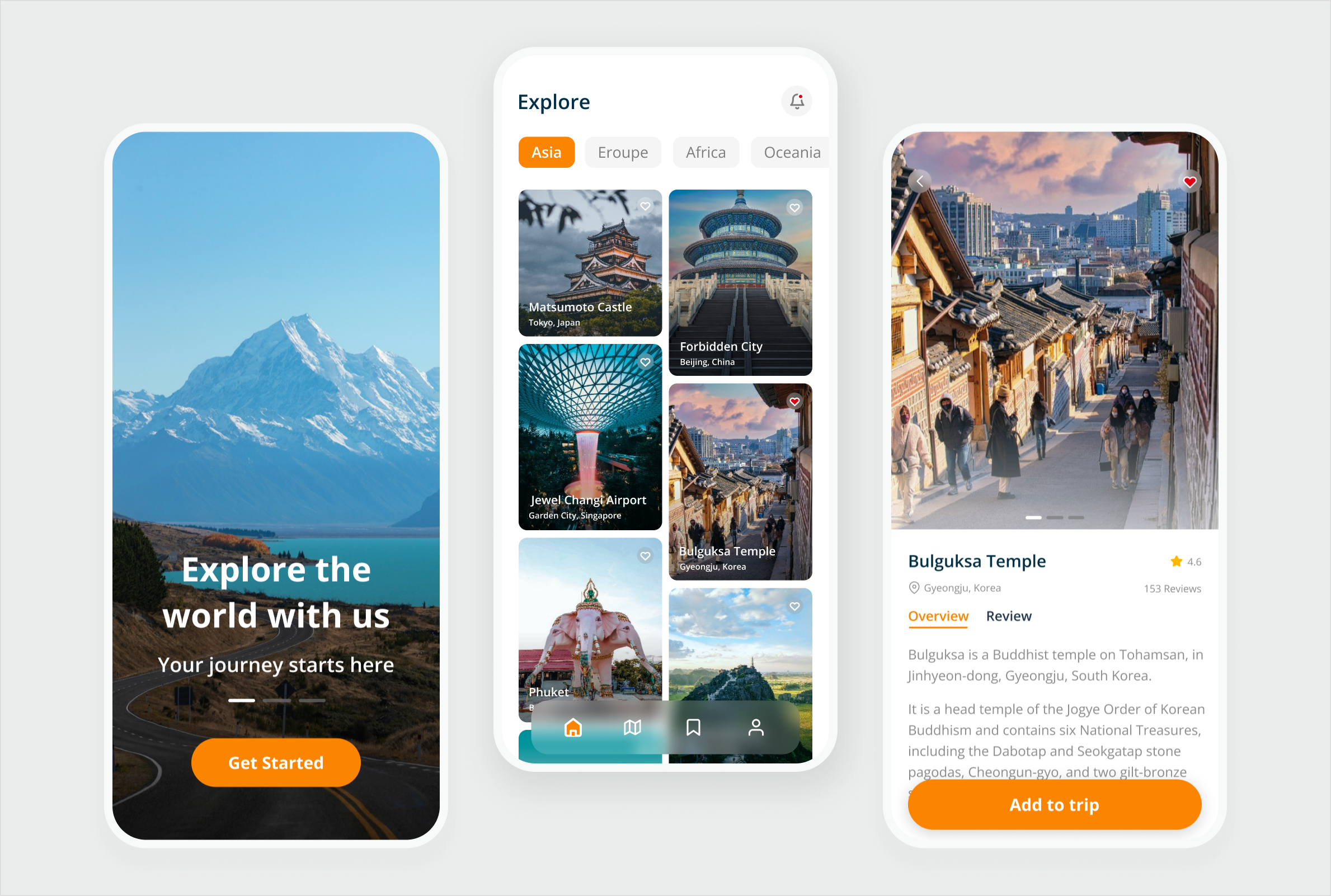 Mobile APP | Travel APP app branding figma graphic design illustration ios mobile travel ui ux website
