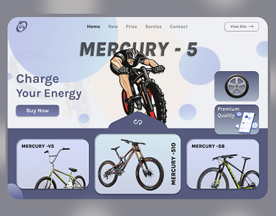 Mercury Landing Page Design advertising animation brand identity branding design designer figma graphic design illustration logo photoshop ui uiux web design website