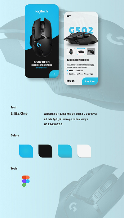 Logitech Product Launch App Design advertising animation brand identity branding design designer figma graphic design illustration logo photoshop product design ui uiux web design website